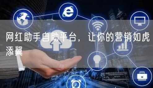 网红助手自助平台，让你的营销如虎添翼